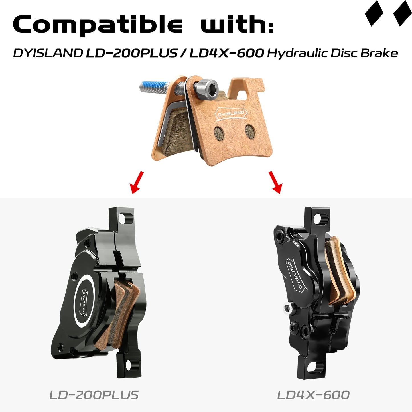 DYISLAND MT600 Disc Brake Pad
