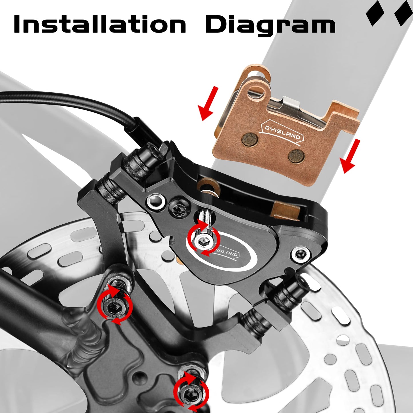 DYISLAND MT600 Disc Brake Pad