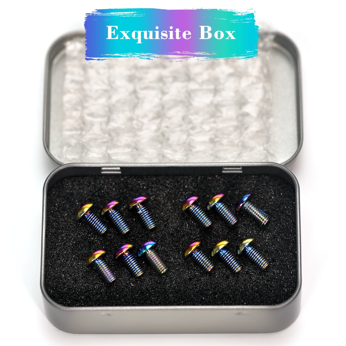 12Pcs Titanium Bolts Disc Brake Rotor Bolts Screws