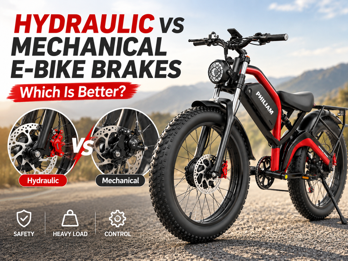 Hydraulic vs Mechanical E-Bike Brakes: Which Is Better?