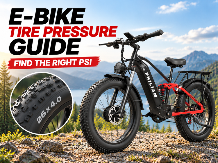 E-Bike Tire Pressure Guide: Find the Right PSI