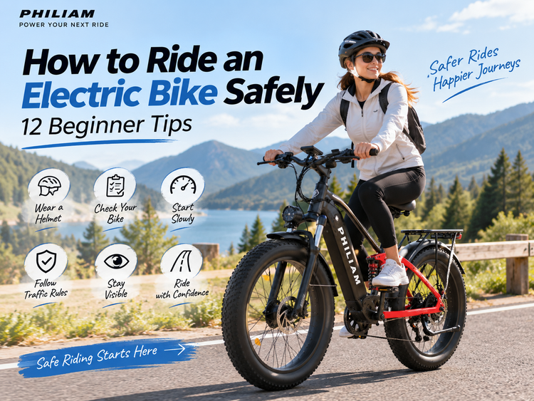 How to Ride an Electric Bike Safely: 12 Beginner Tips