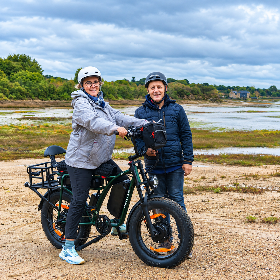 PHILIAM ET9 Dual 1500W Motor Fat Tire Electric Bike