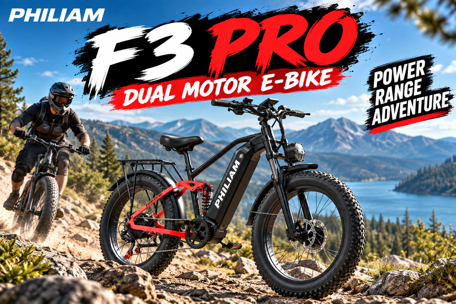 62 km/h and 160 km Range: The Ultimate E-MTB? — PHILIAM F3 Pro