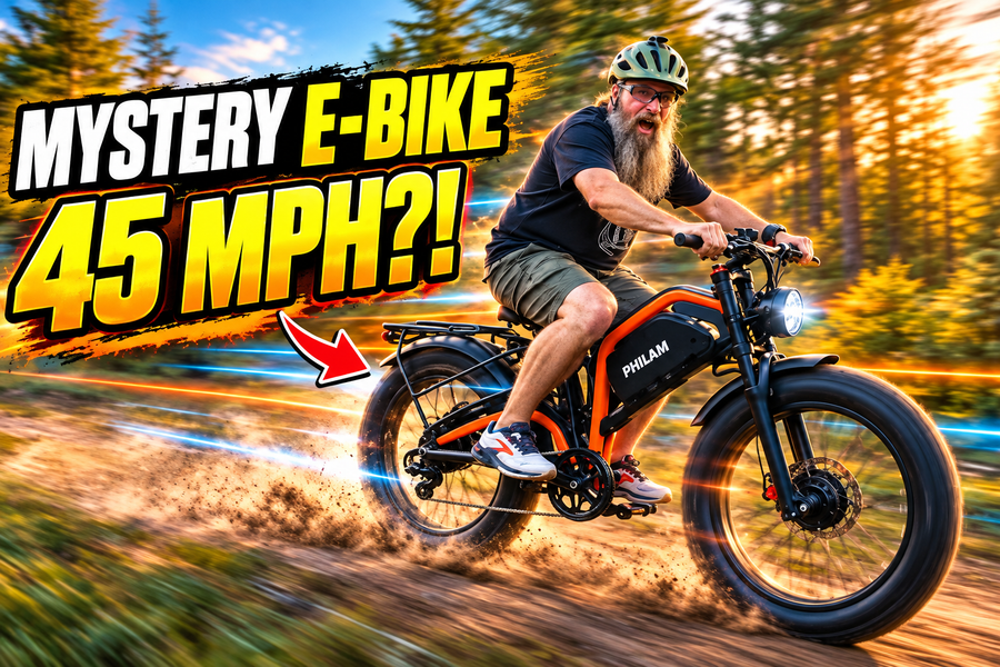 They Sent Me a Mystery E-Bike... And It Hits 45 MPH!