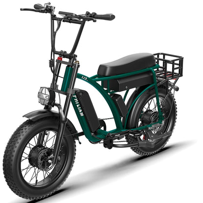 PHILIAM ET9 3000W Dual Motor Fat Tire E-Bike