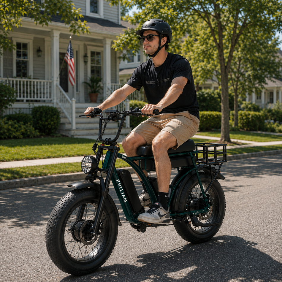 PHILIAM ET9 Dual Battery Fat Tire E-Bike
