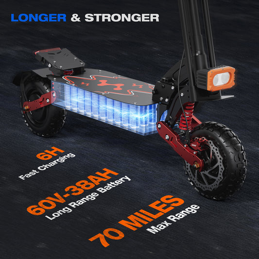 ES8 Electric Scooter with a 60V38AH Battery